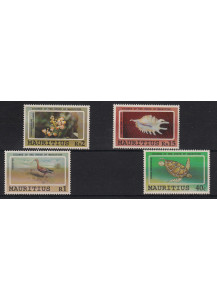 MAURITIUS francobolli tematica Fauna Yvert e Tellier serie completa 769-72